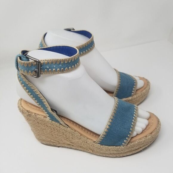 COCONUTS BY MATISSE, FRENCHIE ESPADRILLE WEDGES. SIZE 6.5 M. - Picture 9 of 15